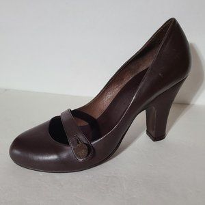 Tamara London Women Shoes Slip On Mary Janes Brown Size 40/9